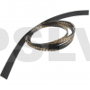 Q-HS-0011 Quantum Servo Braid 1m with 240mm Blk/Orange heat shrink OD7mm